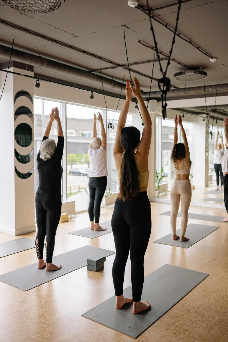 Group of People Doing Yoga